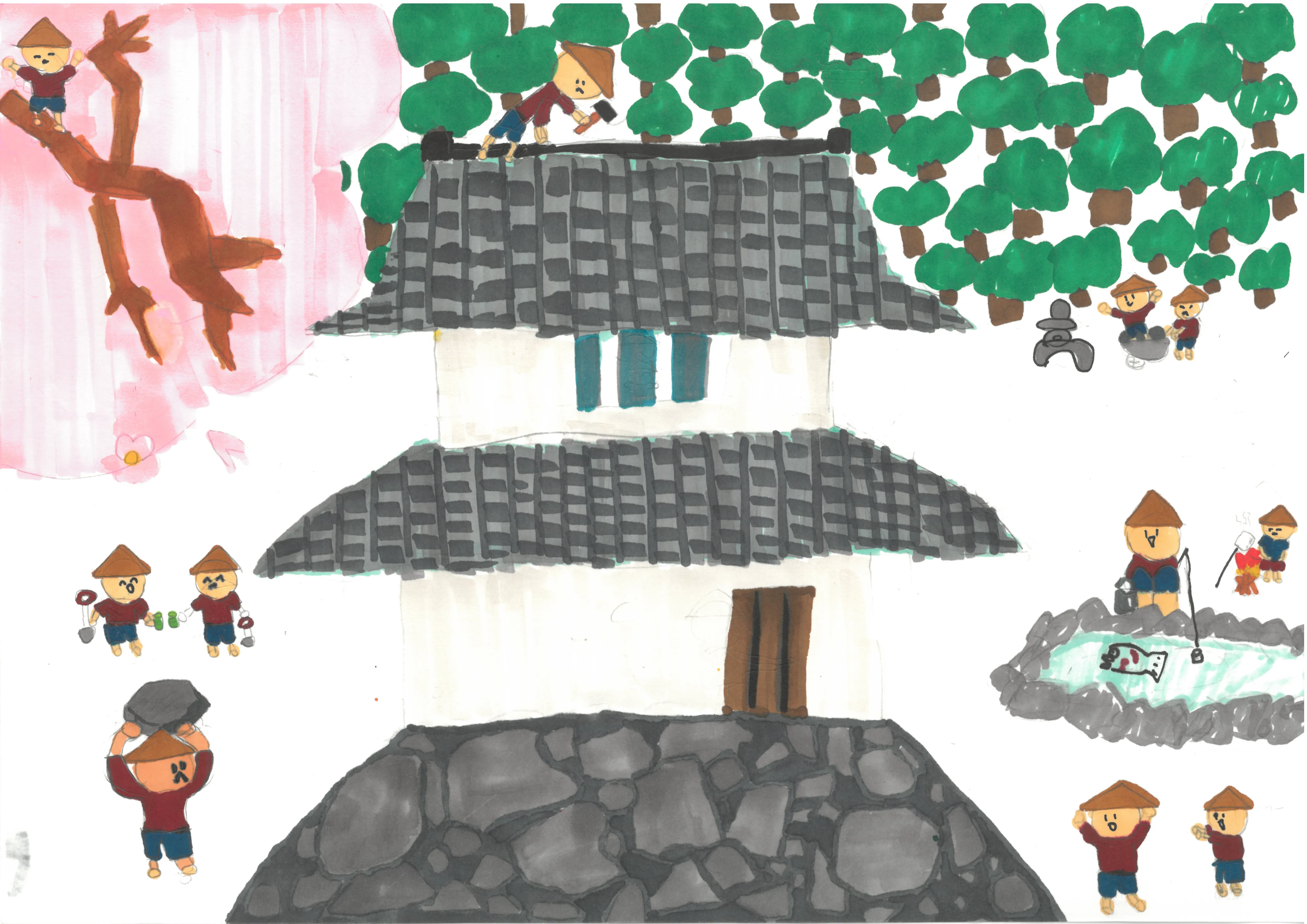 角櫓のつくりかた